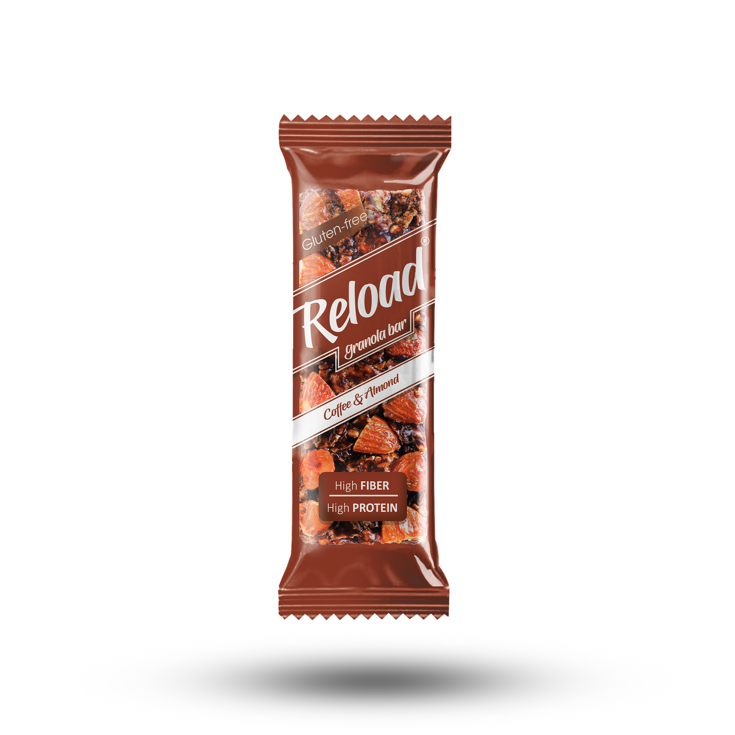 Reload Granola Bar Coffee & Almond – Box (6 Bars)